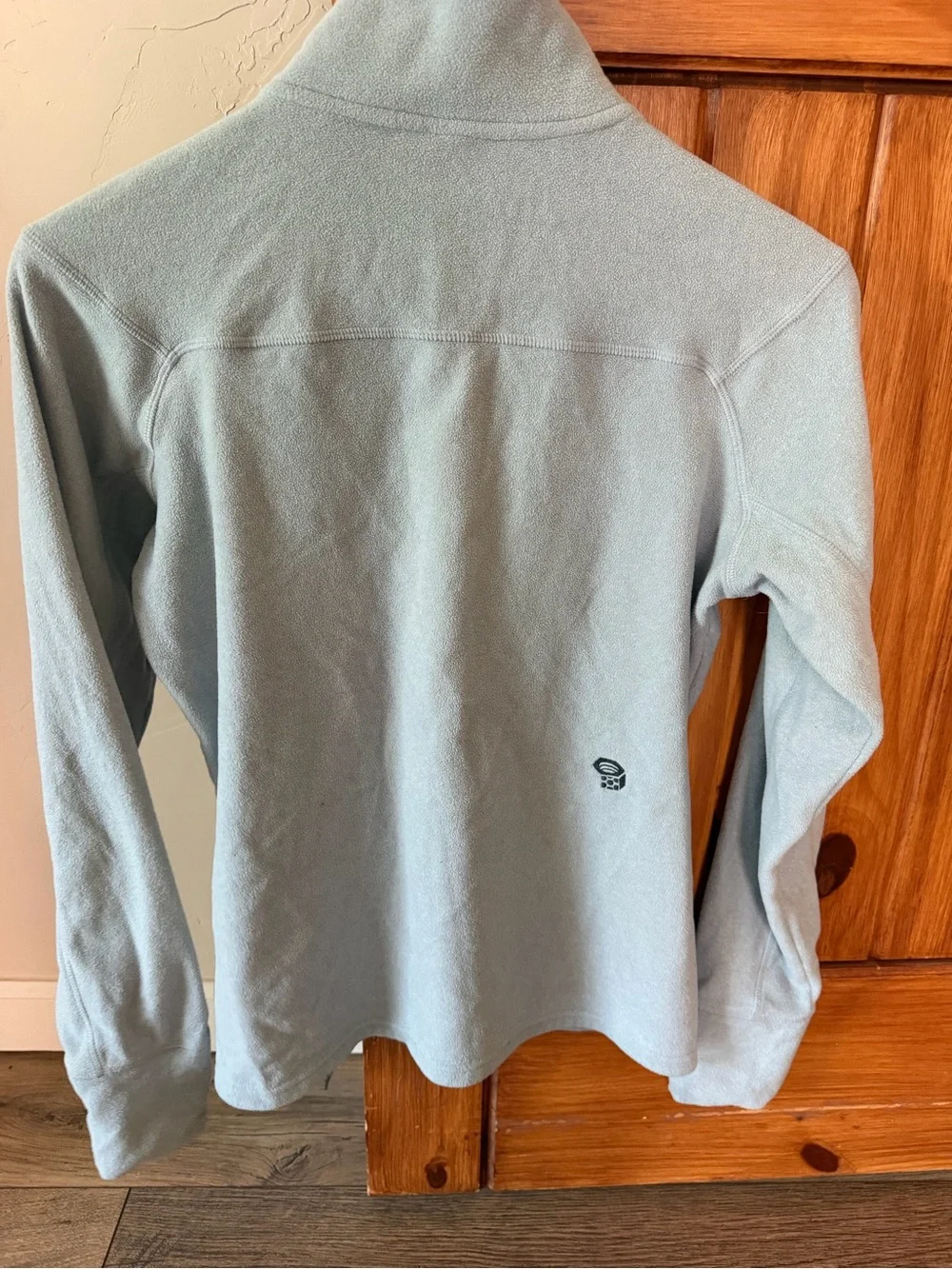 Mountain Hardwear Microchill 1/4 Zip Fleece Pullover Gray Medium EUC